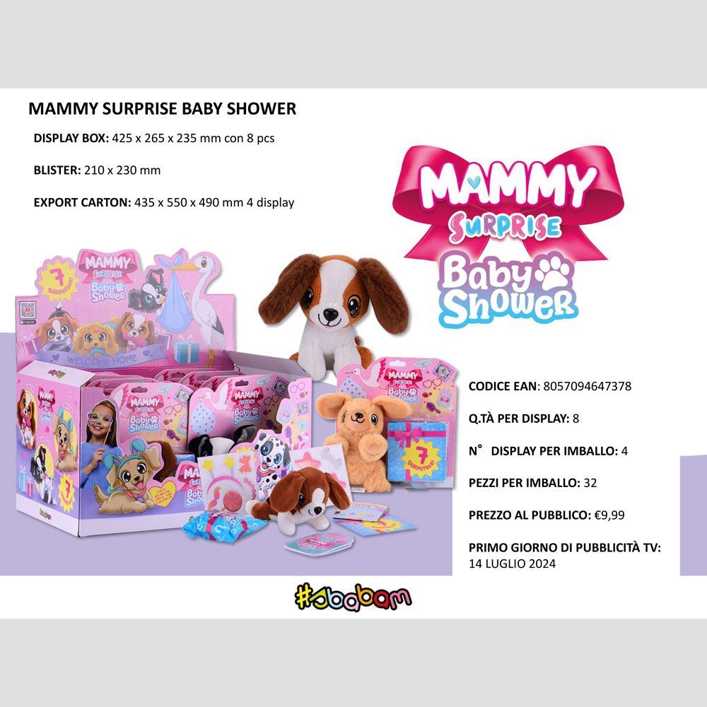Mammy Surprise - Baby Shower - (8 pz.)