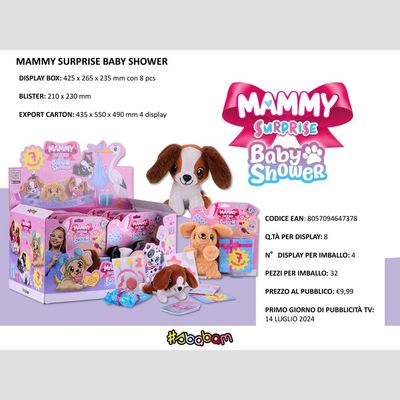 Mammy Surprise - Baby Shower - (8 pz.) Mammy Surprise - Baby Shower - (8 pz.)