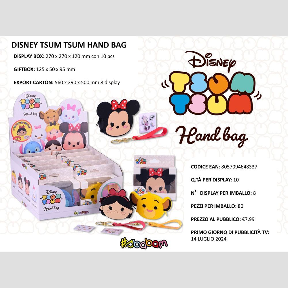 Disney Tsum Tsum Hand Bag - (10 pz.)
