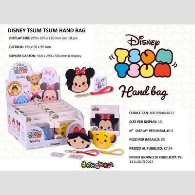 Disney Tsum Tsum Hand Bag - (10 pz.)