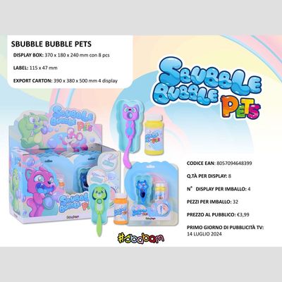 Sbubble Bubble Pets - (8 pz.)