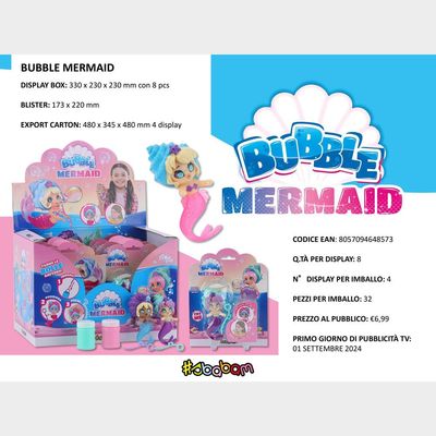 Bubble Mermaid - (8 pz.)