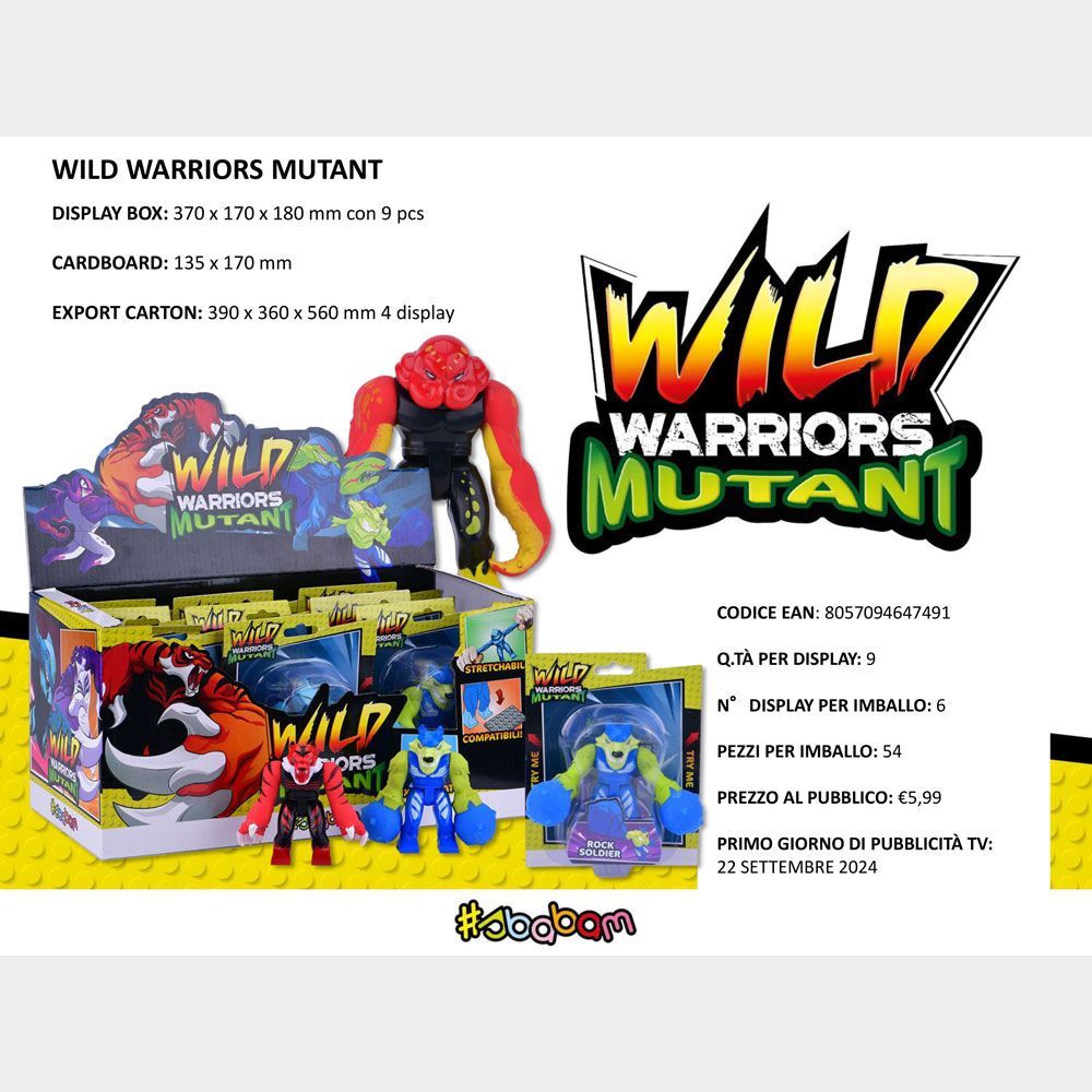 Wild Warriors Mutant - (9 pz.)