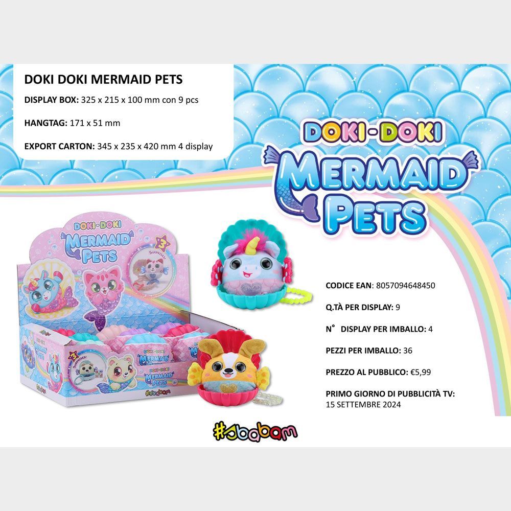 Doki Doki - Mermaid Pets - (9 pz.)