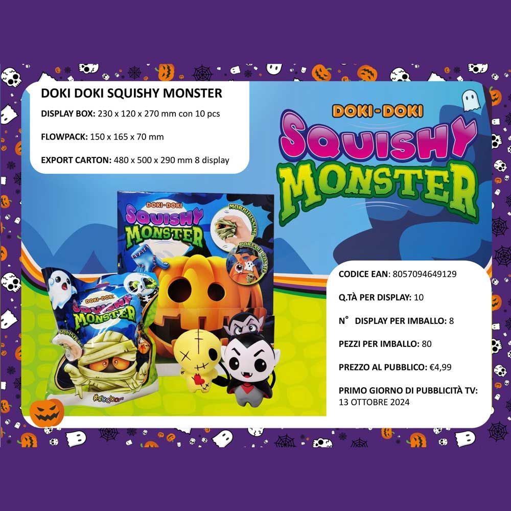 Doki Doki - Squishy Monster - (10pz)