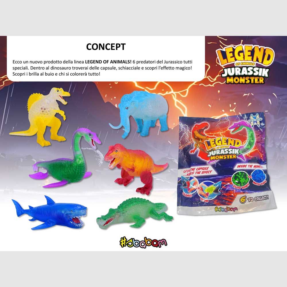 Legend of Animals - Jurassik Monster - (10pz)