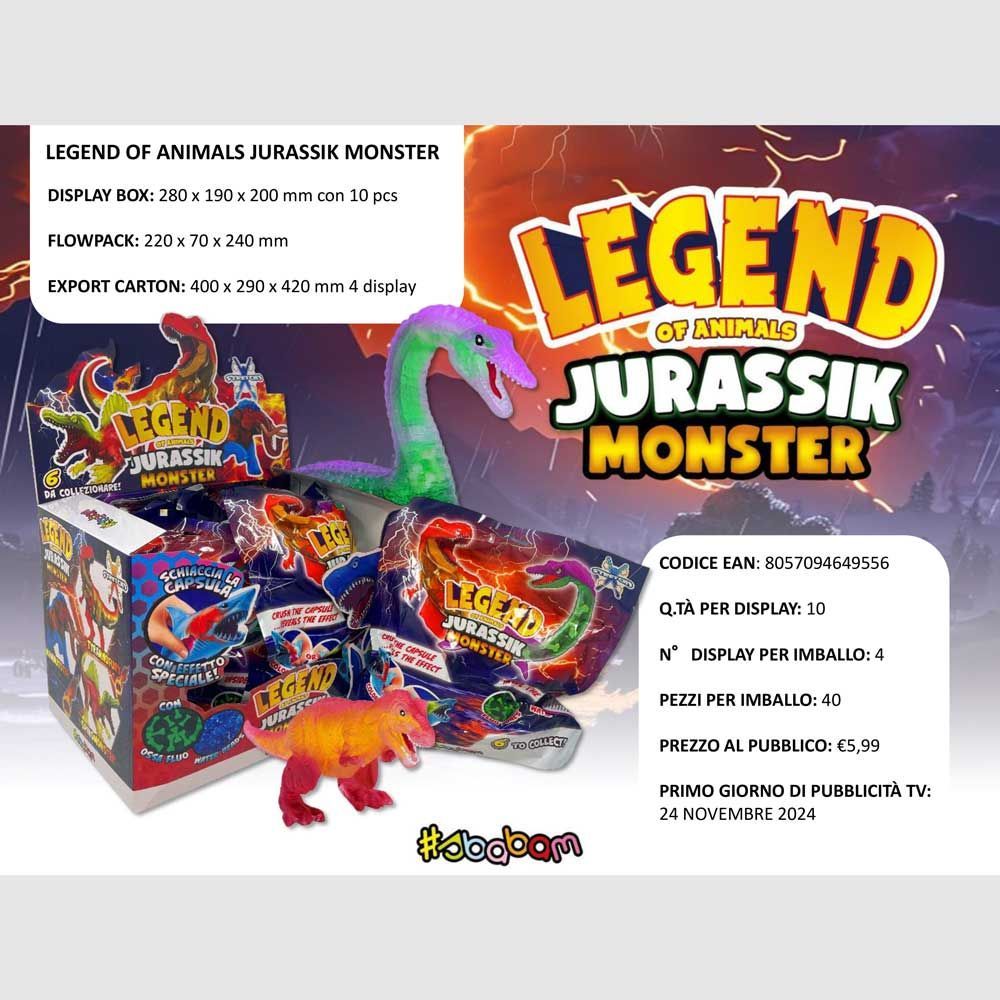 Legend of Animals - Jurassik Monster - (10pz)