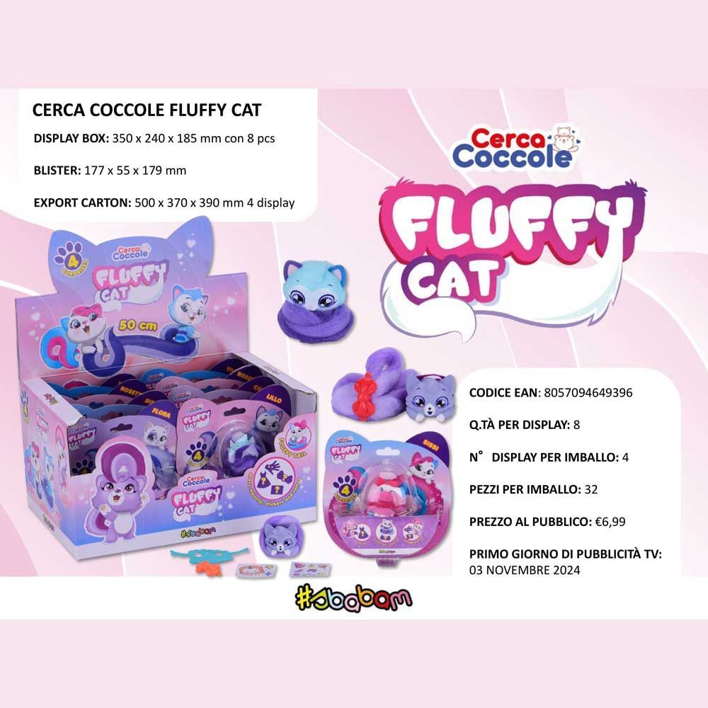 Cerca Coccole Fluffy Cat - (8pz)