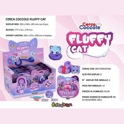 Cerca Coccole Fluffy Cat - (8pz) Cerca Coccole Fluffy Cat - (8pz)