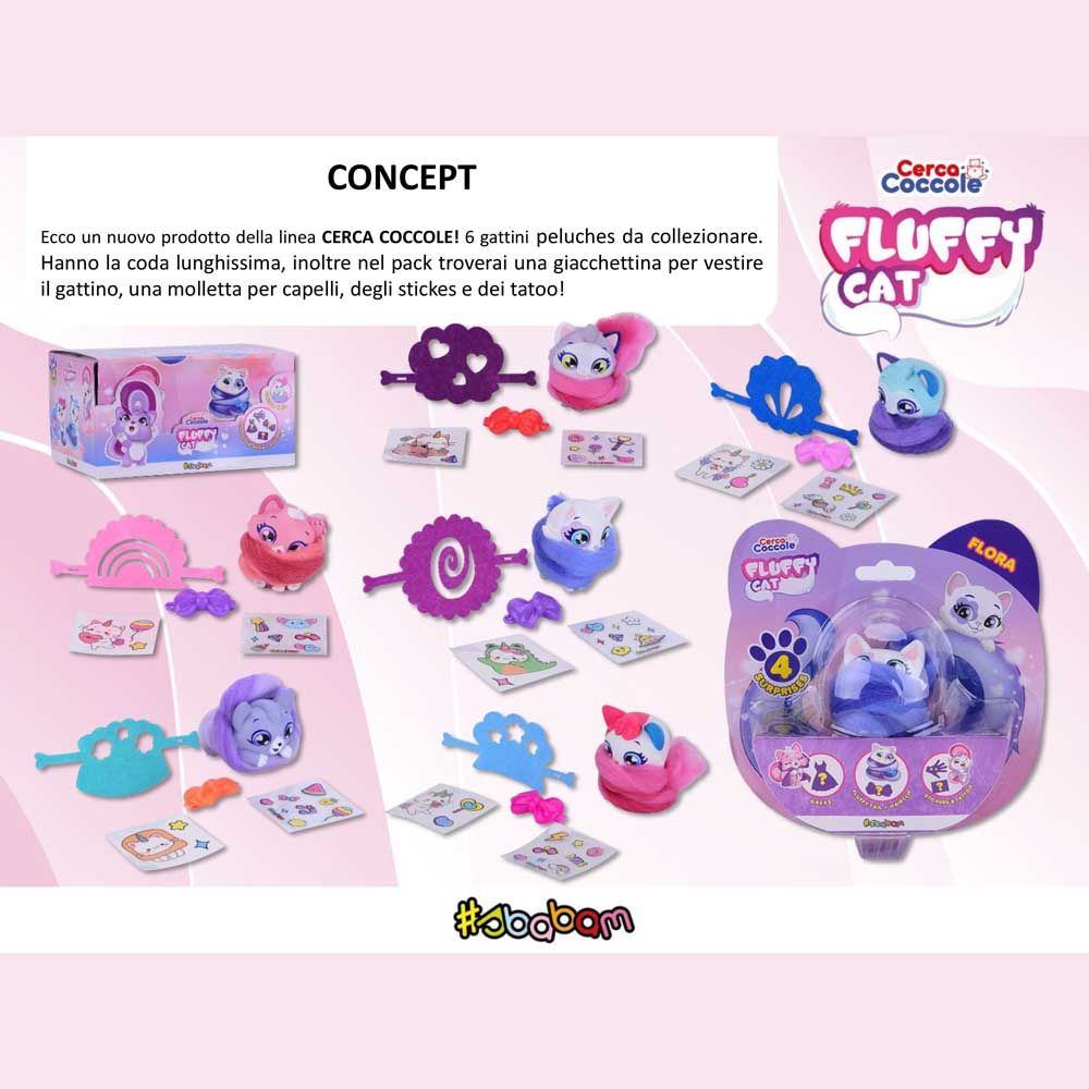 Cerca Coccole Fluffy Cat - (8pz)