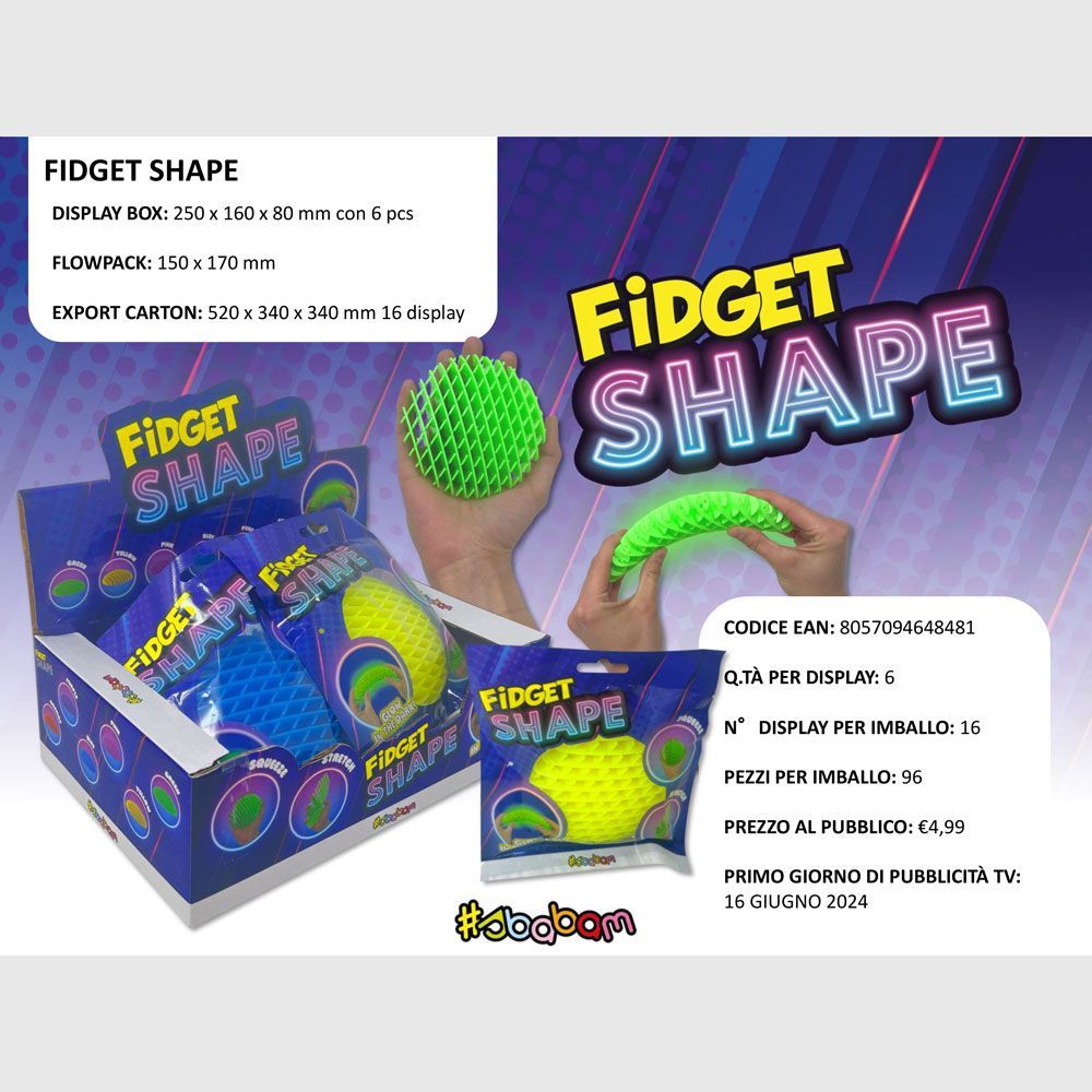 Fidget Shape - (6 pz.)