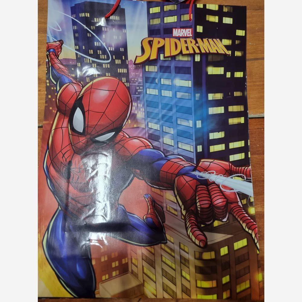 Shopper Spiderman con 11 regali  - (5 pezzi)