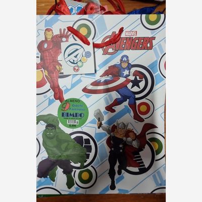 Shopper Avangers con 9 regali - (5 pezzi)