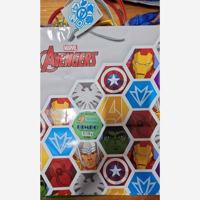 Shopper Avangers con 9 regali - (5 pezzi)