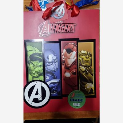 Shopper Avangers con 9 regali - (5 pezzi)