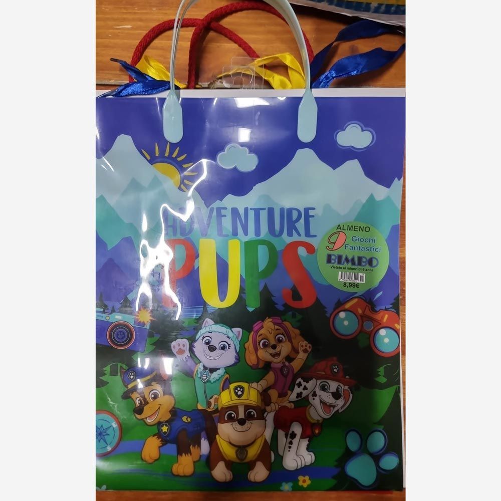 Shopper Paw Patrol con 9 regali - (5 pezzi)