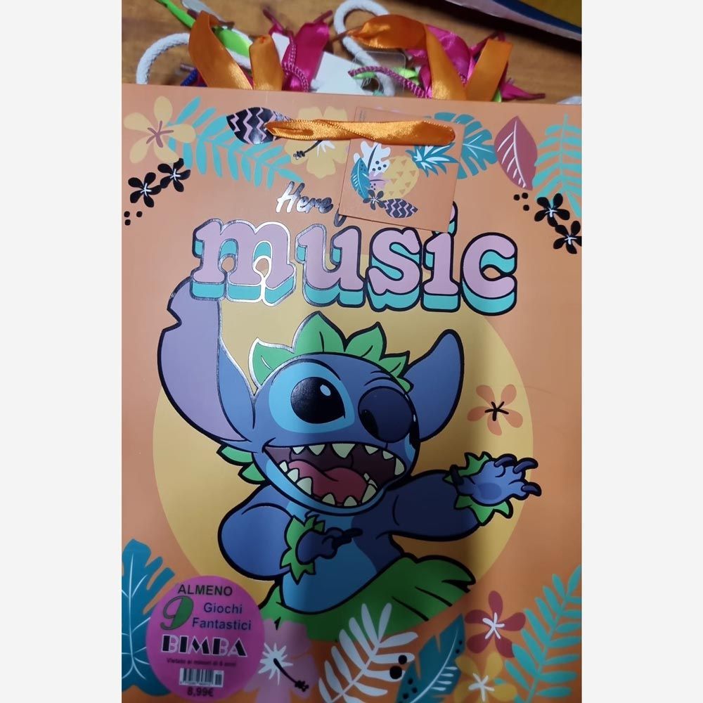 Shopper Lilo & Stitch con 9 regali - (5 pezzi)