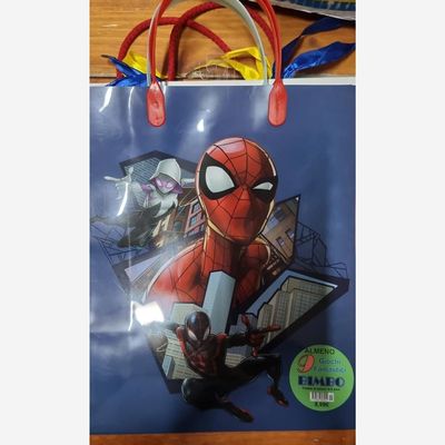 Shopper Spiderman con 9 regali - (5 pezzi)