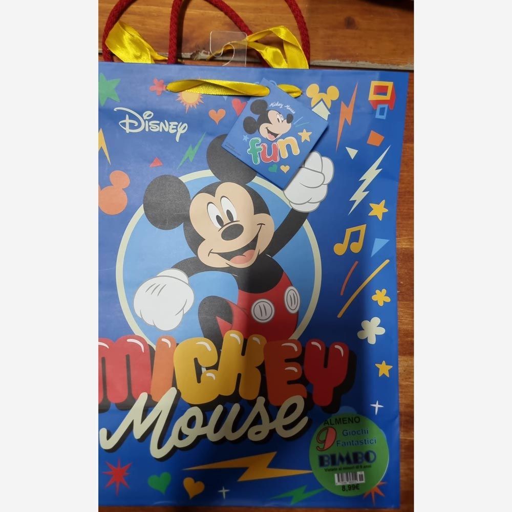 Shopper Topolino con 9 regali - (5 pezzi)