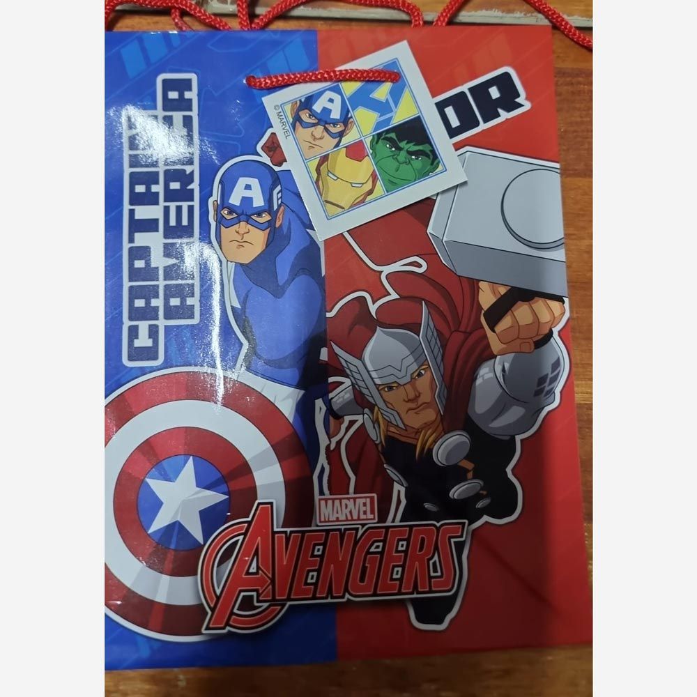 Shopper Avangers con 6 regali - (5 pezzi)