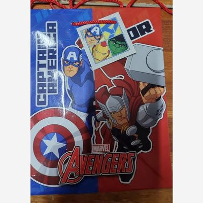 Shopper Avangers con 6 regali - (5 pezzi)