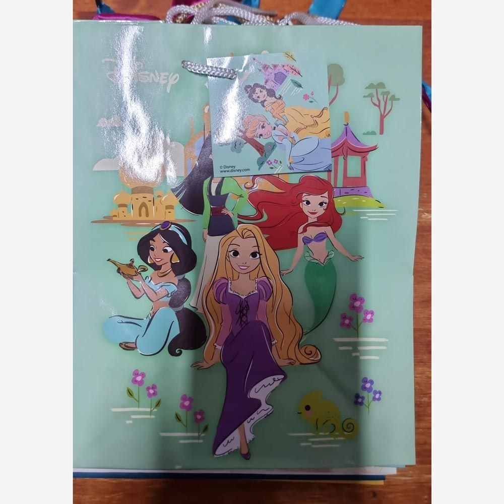 Shopper Principess Disney con 6 regali - (5 pezzi)