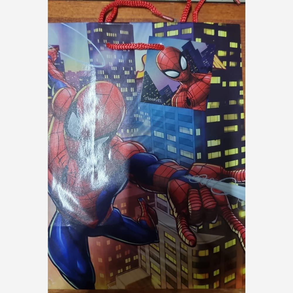 Shopper Spiderman con 6 regali - (5 pezzi)