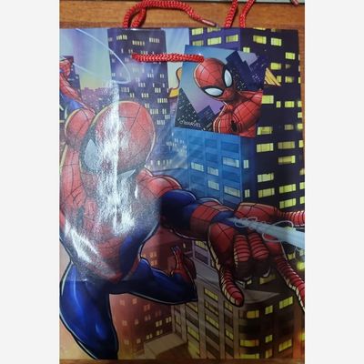 Shopper Spiderman con 6 regali - (5 pezzi)
