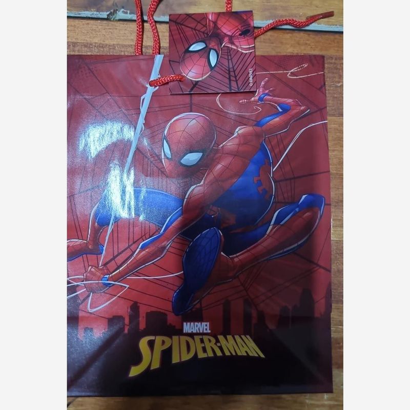 Shopper Spiderman con 6 regali - (5 pezzi)