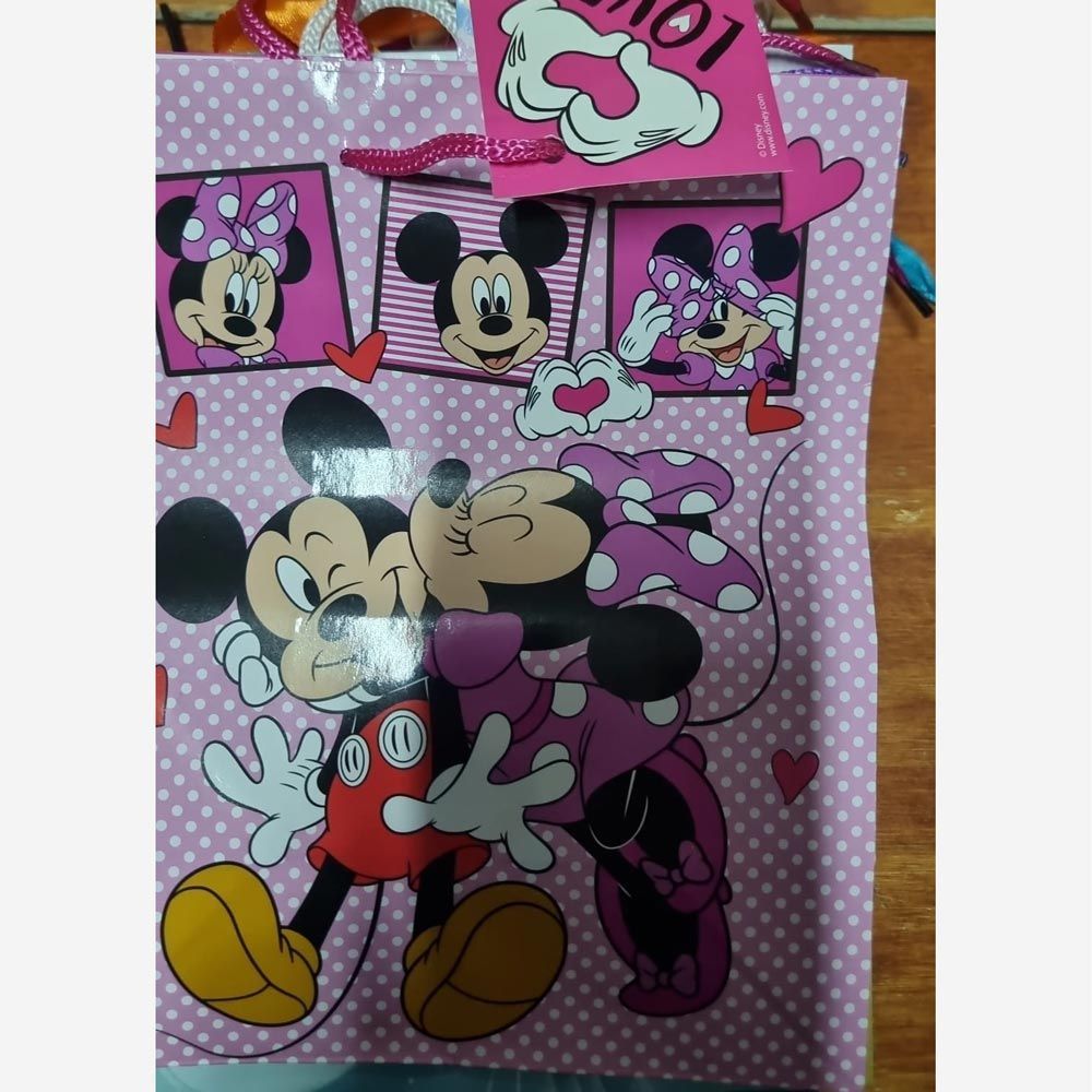 Shopper Topolina e Topolino per bambina con 6 regali - (5 pezzi)