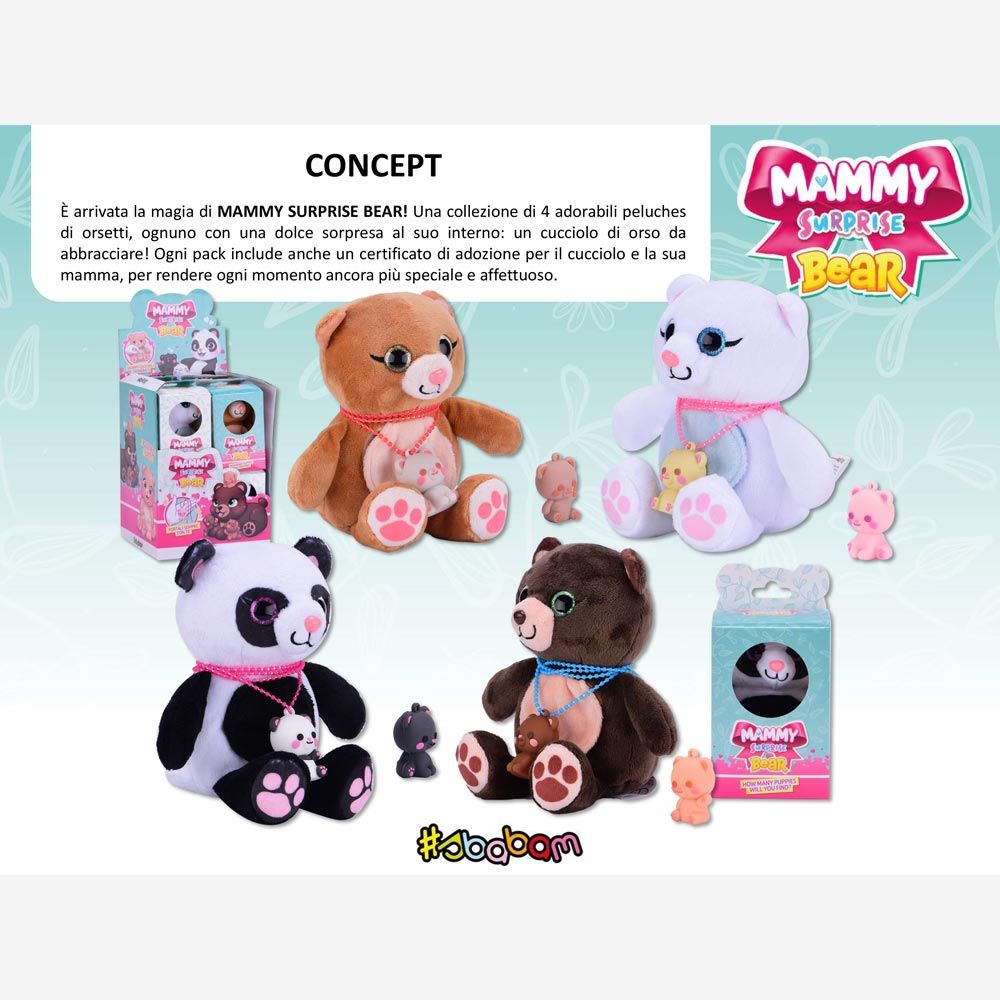 Mammy Surprise Bear - (8pz)