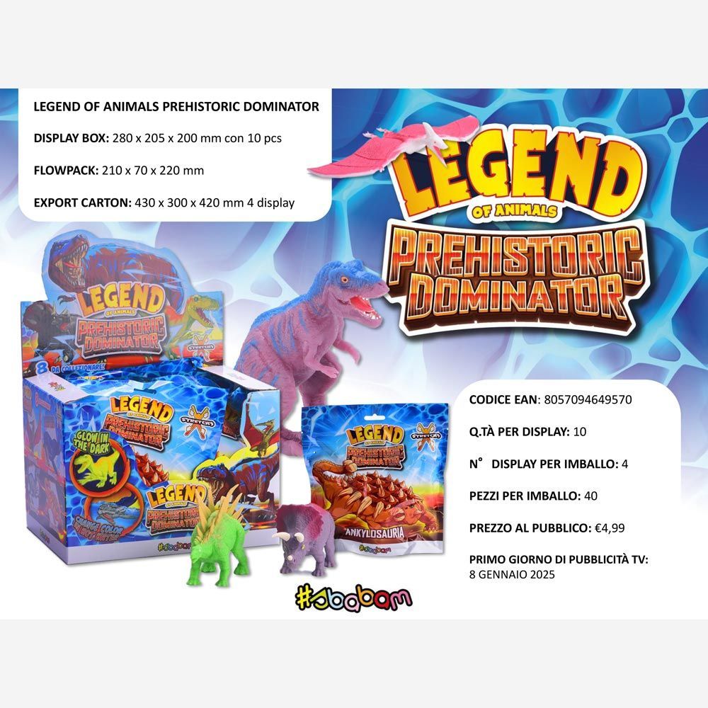 Legend of Animals - Prehistoric Dominator - (10pz)