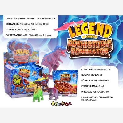 Legend of Animals - Prehistoric Dominator - (10pz)