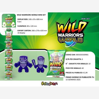 Wild Warriors World Mini Set - (10pz)