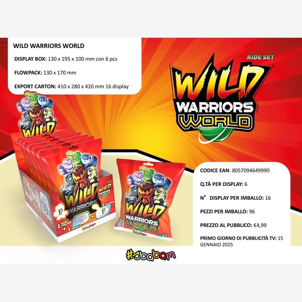 Wild Warriors World - (6pz)