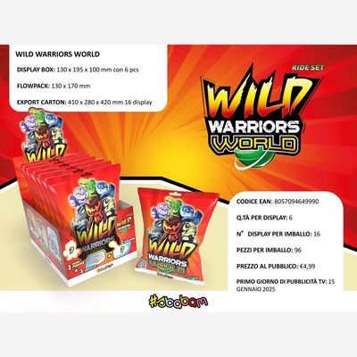 Wild Warriors World - (6pz)