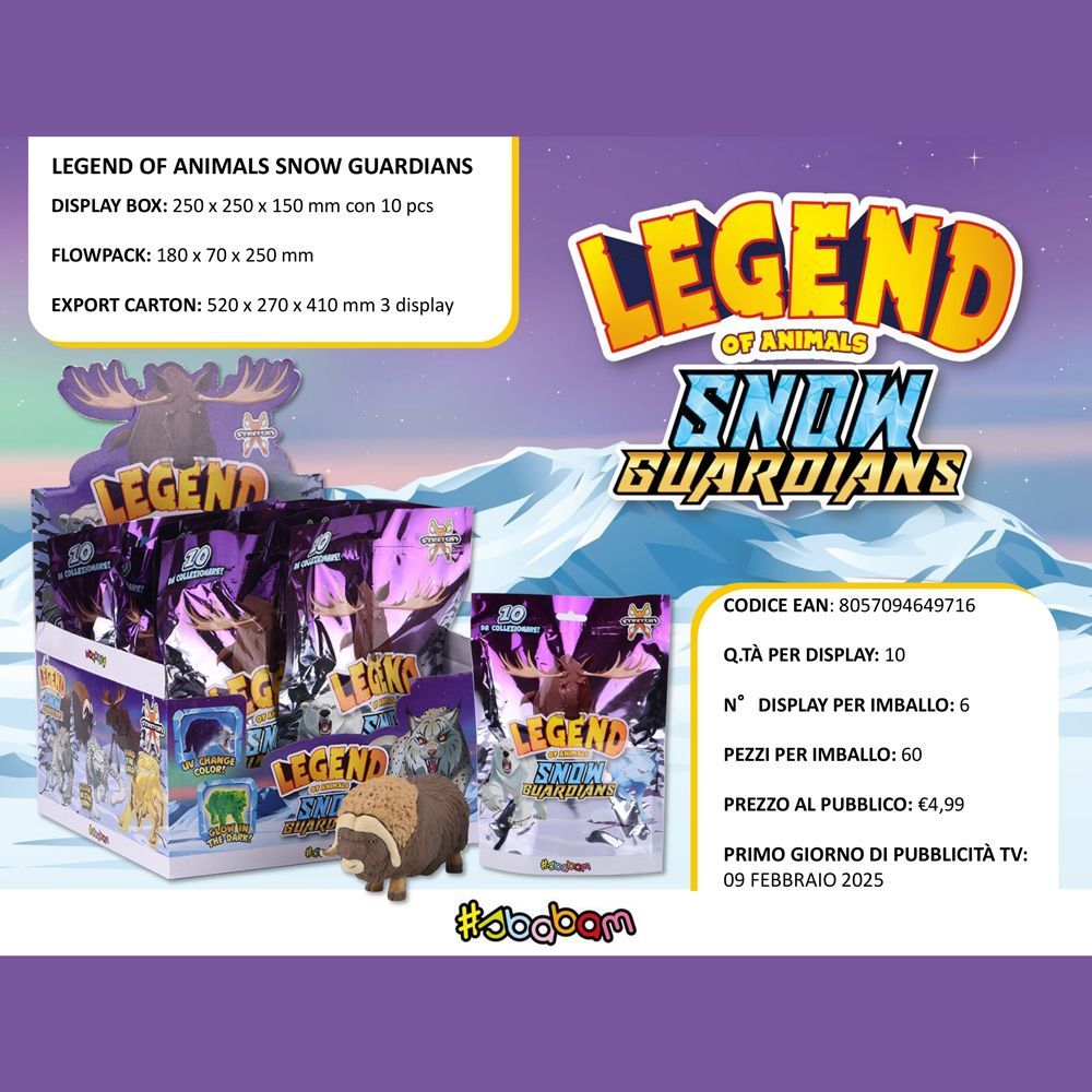 Legend of Animals - Snow Guardians - (10pz)
