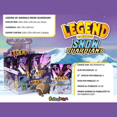 Legend of Animals - Snow Guardians - (10pz)