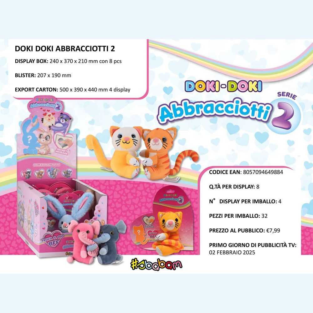 Doki Doki Abbracciotti - Serie 2 - (8pz)