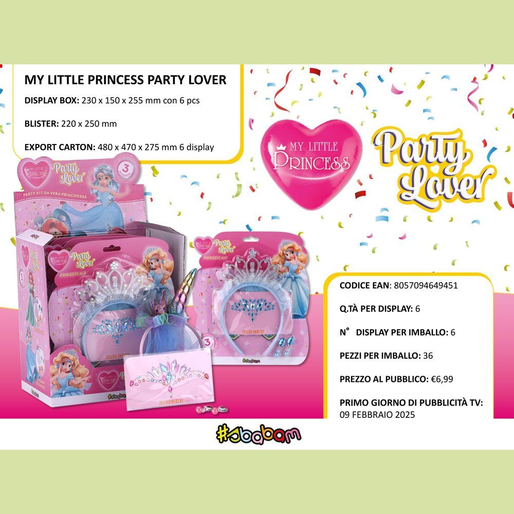 My Little Princess Party Lover - (6pz)