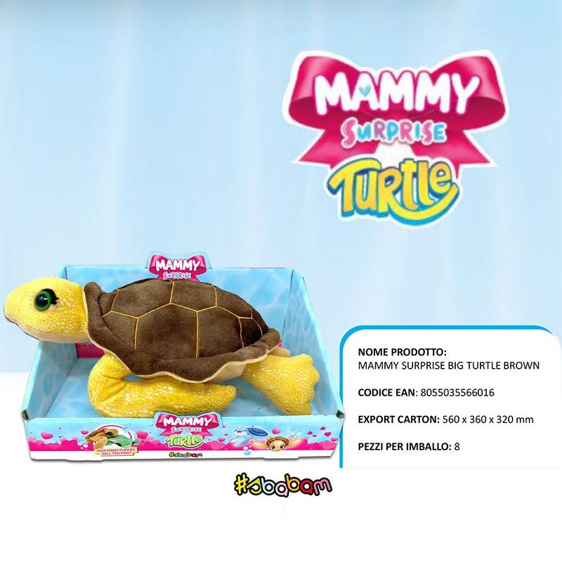 Mammy Surprise Big Turtle Brown - (8pz) Mammy Surprise Big Turtle Brown - (8pz)