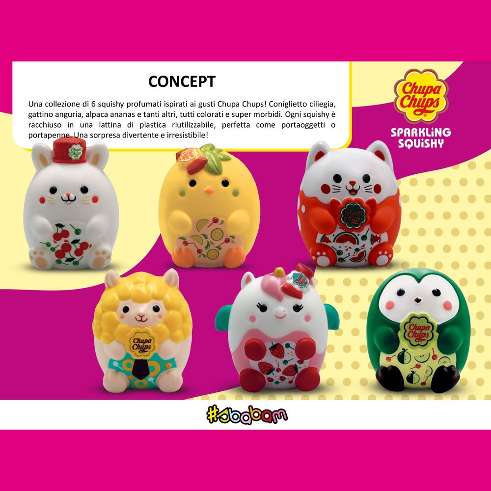 Chupa Chups Sparkling Squishy - (8pz)