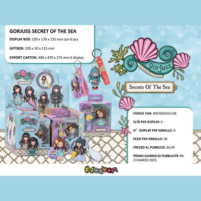 Gorjuss Secret of the Sea - (6pz)
