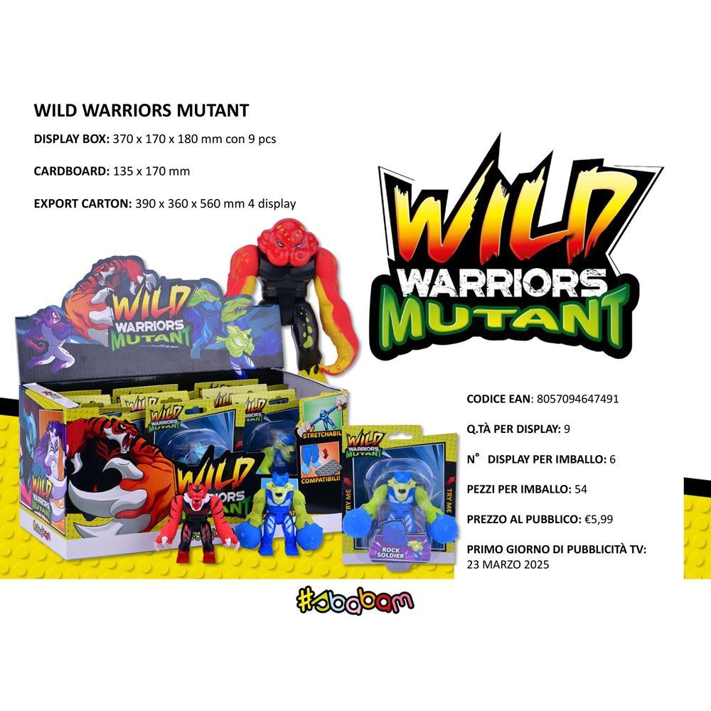 Wild Warriors Mutant - (9pz)