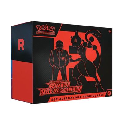 Pokémon Set Allenatore Fuoriclasse dell'espansione Scarlatto e Violetto - Rivali Predestinati (1 pz.) Pokémon Set Allenatore Fuoriclasse dell'espansione Scarlatto e Violetto - Rivali Predestinati (1 pz.)