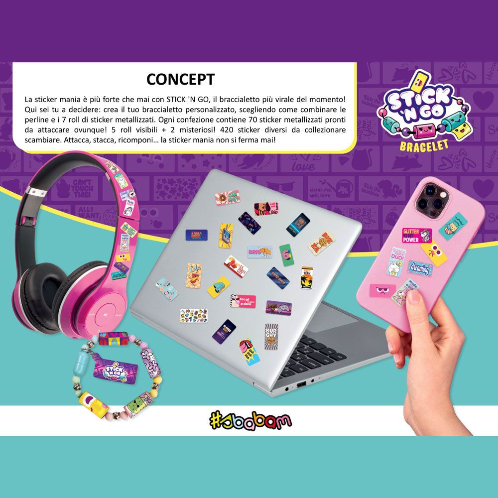 Stick'n Go Bracelet (8pz)