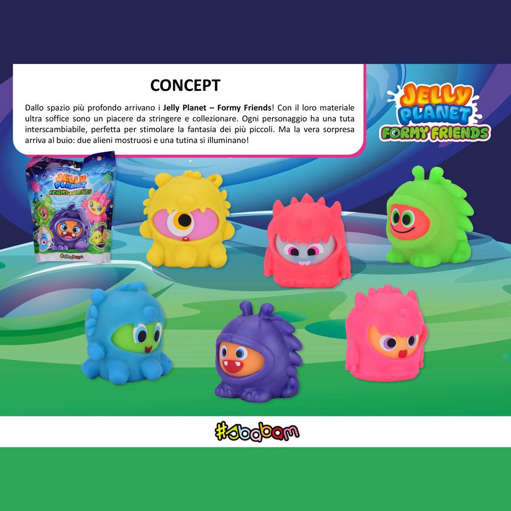 Jelly Planet Formy Friends (6pz)
