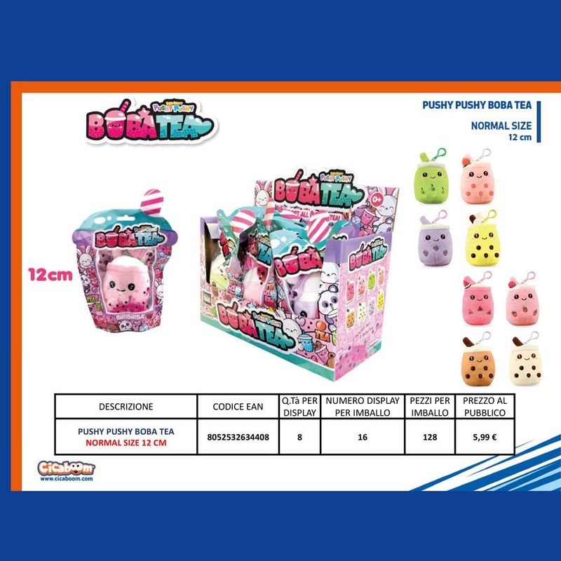 Pushy Pushy Boba Tea (8pz) Pushy Pushy Boba Tea (8pz)