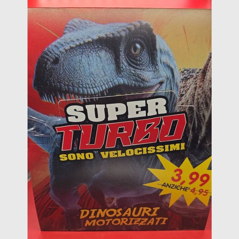 Super Turbo Dinosauri Motorizzati (25pz) Super Turbo Dinosauri Motorizzati (25pz)