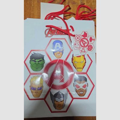 Shopper Avengers con 6 regali - (5 pezzi)
